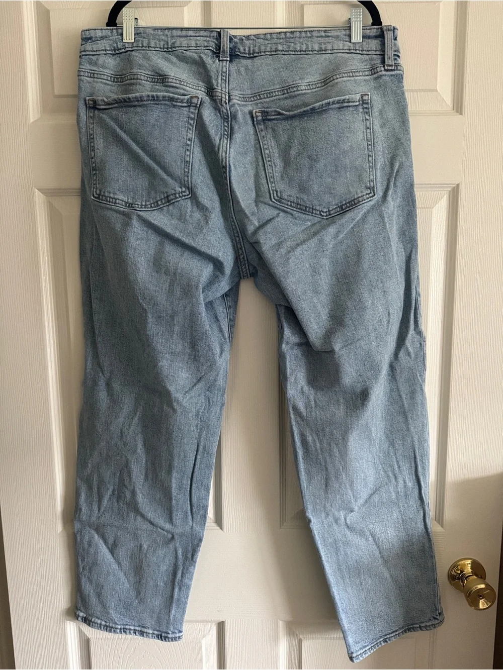 High-Rise OG Loose Jeans in Bright Light Wash | Old Navy, Size 18